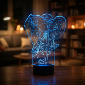 Lámpara Personalizada Motos - Acrobacia Stunt