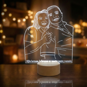 Lámpara Personalizada - Retrato Pareja