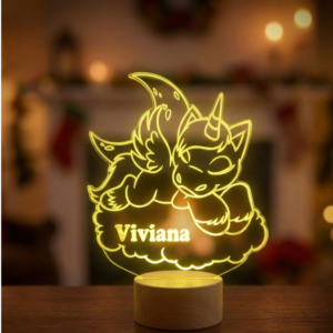 Lámpara Personalizada Infantil - Unicornio Mágico