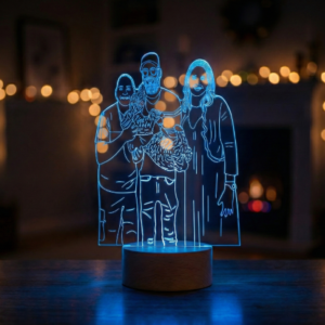 Lámpara Personalizada Familia - Retrato Grupal