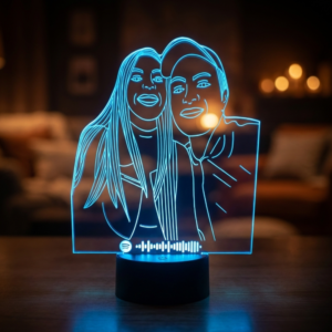 Lámpara Personalizada Spotify - Placa Musical con Foto
