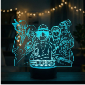 Lámpara Personalizada Anime - Tripulación Épica