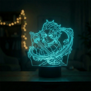 Lámpara Personalizada Anime - Cazador de Demonios