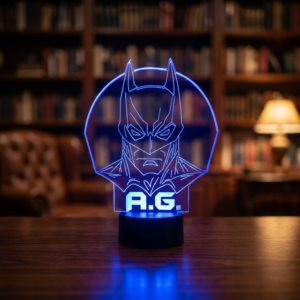 Lámpara Personalizada Superhéroes - Batman Escudo