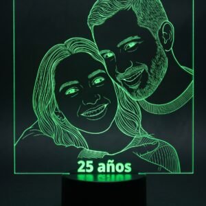 Lámpara Personalizada - Retrato Pareja